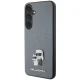 Karl Lagerfeld Samsung Galaxy S24 Plus Case Saffiano KC Pin, Grey