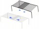 Metal Shelf Adjustable In Width Folding Single Level Organiser, Different Colors