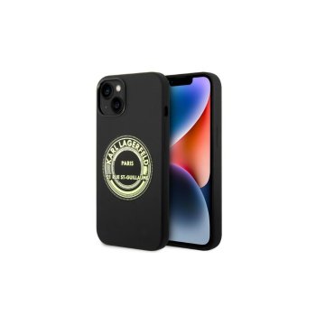 Karl Lagerfeld KLHCP14XSRSGRCK iPhone 14 Pro Max 6.7 "hardcase black / black Silicone RSG