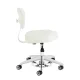 Azzurro 156-F Bump-Up Cosmetic Stool, White