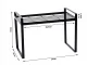 Single Level Metal Shelf Organizer Stand for Kitchen Countertop
