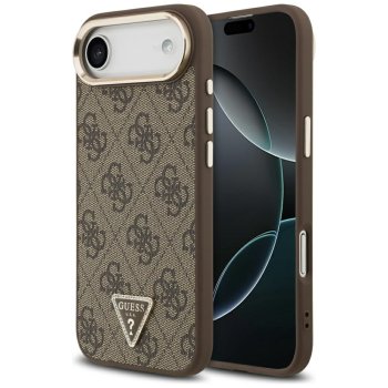 Guess 4G Triangle Logo MagSafe Case for iPhone Air, Brown