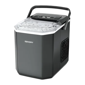 Euhomy IM011-BBL Portable Ice Maker, 1.2 L, 12 kg, Black