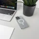 Glitter Case MagSafe for iPhone 16 Pro Max, White with Glitter