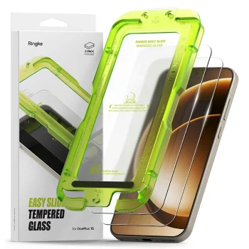 Ringke Easy Slide Tempered Glass for OnePlus 15, 2-Pack