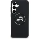 Karl Lagerfeld Karl & Choupette Heads MagSafe Case for Samsung Galaxy S25 FE - Black