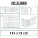 METALBORT Galvanized Metal Garden Edging, 119 x 13 cm, 4 pcs