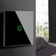 Smart Touch Light Switch Maclean MCE715B, Single Gang, Wi-Fi, Tuya, Black