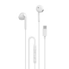 Dudao X3C In-Ear Wired USB-C Headphones 1.2m - White