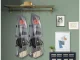 Hanging Closet Organizer for Bags and Shoes, 8 Pockets, Grey
