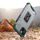 Crystal Ring Case Rugged Kickstand Cover for iPhone 13 mini, Green