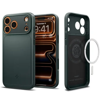 Spigen Thin Fit Mag Case for iPhone 17 Pro Green