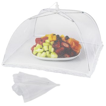 Mosquito net cover for food fruit barbecue