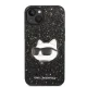 Karl Lagerfeld iPhone 14 Plus Case Glitter Choupette Black