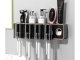 Wall-Mounted Toothbrush Holder with Toothpaste Dispenser & Cups