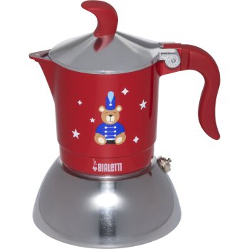 Гейзерная кофеварка Bialetti Fiammetta Induction, 2 чашки, Красная