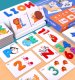 Educational English Learning Toy with Wooden Letters and Number Cards Jhtoy-238