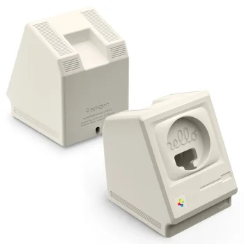 Spigen Classic LS Apple Watch and AirPods Charging Stand - Beige