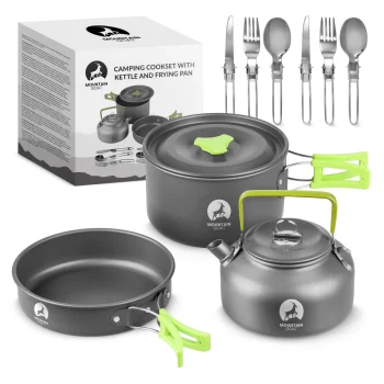Mountain Goat Camping Cookware Set 9 Pieces