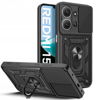 Tech-Protect CamShield Pro Case for Xiaomi Redmi 15C, Black