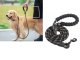 Heavy Duty Reflective Dog Leash with Padded Handle, 120 cm, Black