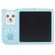 Interactive English Flashcard Reader with Drawing Tablet, 112 Cards, Blue