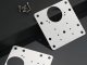 Furniture Hinge Repair Plates Kit, 4 pcs (9x9 cm)