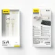 Dudao L7SL USB-A to Lightning Cable 5A, 1m, Beige