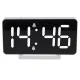 GreenBlue GB383 Alarm Clock with Thermometer, Black