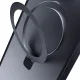 3Mk Protection Smoke Case Mag&Stand for Apple iPhone 16 Plus Transparent