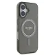 Guess iPhone 16 Case IML Glitter Circle MagSafe, Black