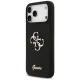 Guess iPhone 17 Pro Max Case Silicone Big 4G Script, Black