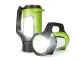Rechargeable LED Searchlight with Powerbank Function, Black/Green