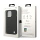 BMW iPhone 14 Pro Max Case Leather Stamp, Black