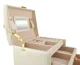 Beautylushh Jewelry Box, Beige