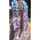 Kanekalon Synthetic Ombre Afro Braids for Hairstyles 60cm, Purple