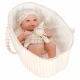 Baby Doll with Carrier and Bunny Plush Toy, 38 cm, Beige