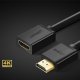 Ugreen cable HDMI (male) - HDMI (female) 2.0 4K 1m black (HD107)