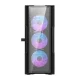 Darkflash DK431 Glass PC Case with 4 RGB Fans, Black