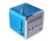 Wireless Mini Speaker with FM Radio and Bluetooth 5.0, Blue