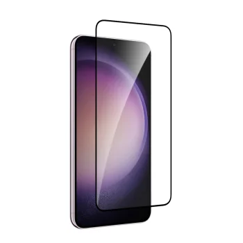 Puro Frame Tempered Glass for Samsung Galaxy S25+ / S24+, Black Frame