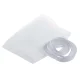 Mosquito Mesh Net Anti-Insect Screen for Windows - 130x150cm, White