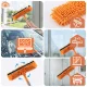 Telescopic Window Cleaner 3-in-1 1.8m Ruhhy, Grey Orange
