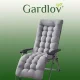 Gardlov Quilted Garden Sun Lounger Cushion, Grey