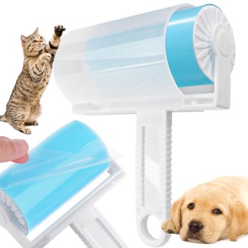 Gel lint roller for pet hair and dust removal