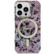 Guess iPhone 14 Pro Max Case Flower MagSafe, Pink