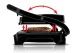 ELDOM GK120 ROSTEE Contact Grill and Panini Press, 1000W