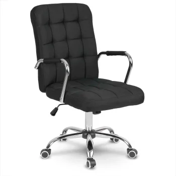 Sofotel Benton Fabric Office Chair, Black