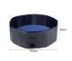 Purlov Foldable Dog Pool 100x30 cm, Blue/Grey