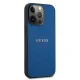 Guess iPhone 13 / 13 Pro Case Saffiano Strap, Blue